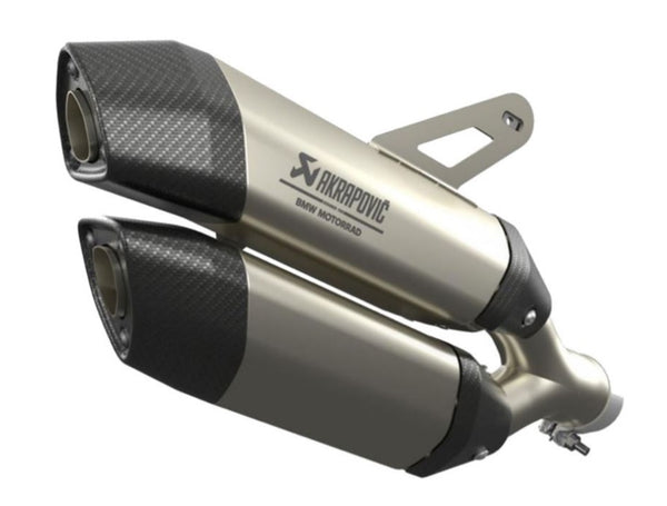 BMW R1300GS|ADV HP Akrapovic Double Slip-On Exhaust Silver