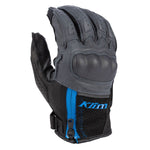 Klim Induction Glove Asphalt/Electric Blue Lemonade