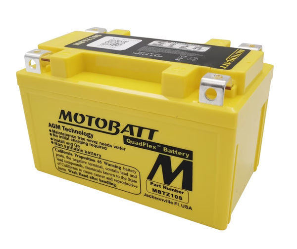 Motobatt MBTZ10S Quadflex AGM Battery