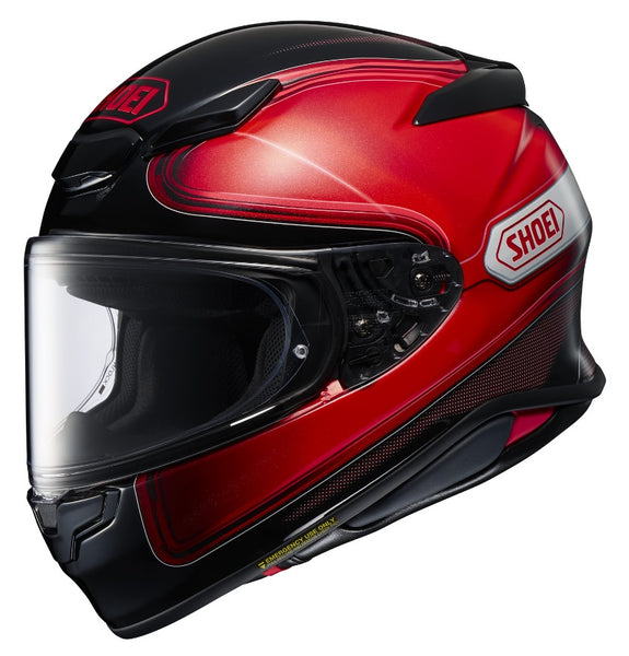 Shoei RF-1400 Sheen Black/Red Helmet