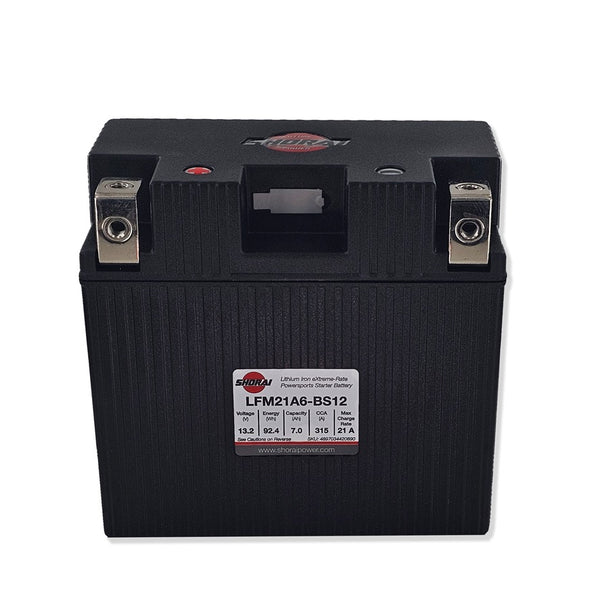 Shorai LFM21A6-BS12 Lithium-Iron Powersports Battery